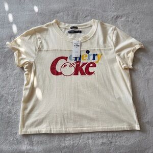 Abercrombie & Fitch Cherry Coke Crop Top